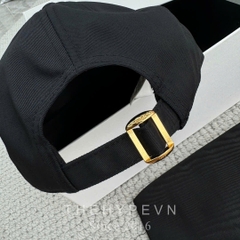 CELINE CAP- Mũ Lưỡi Trai Celine Logo Thêu (Black) [MIRROR QUALITY]