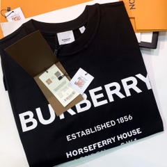 BURBERRY TEE - Áo BBR Horseferry Print Cotton (Black) [Mirror Quality]