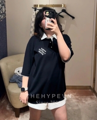 Áo Polo Louis Vuitton LV Embroidered Cotton Blend (Black) [Mirror Quality]