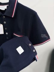 ÁO POLO THOM BROWNE TB STRIPE SLEEVE POCKET (NAVY)