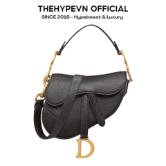 TÚI DIOR SADDLE MINI BAG LEATHER (BLACK)