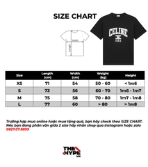 ÁO THUN CELINE TRIOMPHE LOGO COTTON (BLACK)