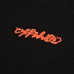 OFF-WHITE TEE - Áo Off-white Arrow On Canvas Skate (Black) [ Mirror Quaility ]
