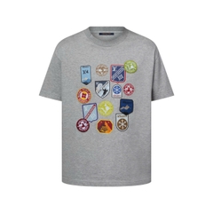 ÁO THUN LOUIS VUITTON SIGNATURE PATCHES (GRAY)