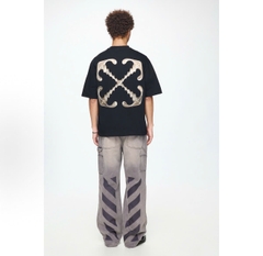 ÁO THUN OFF WHITE SCRIBBLE SS26 ( BLACK)