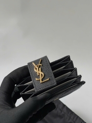 VÍ ĐỰNG THẺ SAINT LAURENT YSL CASSANDRE MATELASSE (BLACK)