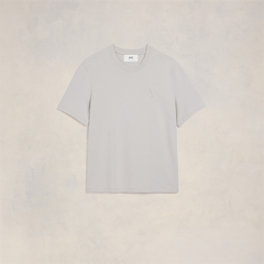 ÁO PHÔNG AMI PARIS EMBOSSED HEART LOGO TEE (CHALK)