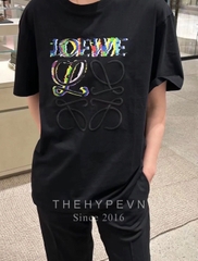 Áo Thun Loewe Glitch Cotton (Black) [Mirror Quality]