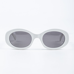 CELINE SUNGLASS - Kính râm Celine Triomphe 01 (White) [Mirror Quality]