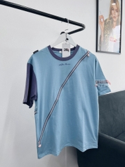 13DE MARZO TEE - Áo Thun 13De PALDA BEAR ZIPPER (BLUE) Best Quality