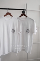 Áo Thun Chrome Hearts Multi Color Horse Shoe (White) [Mirror Quality]
