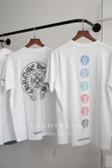 Áo Thun Chrome Hearts Multi Color Horse Shoe (White) [Mirror Quality]