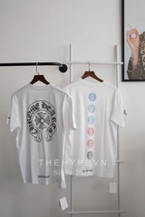 Áo Thun Chrome Hearts Multi Color Horse Shoe (White) [Mirror Quality]