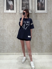 Áo Thun Dior 47 Label SS2024 (Blue) [Mirror Quality]