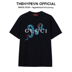 ÁO THUN GUCCI GC SNAKE SS25 (BLACK)