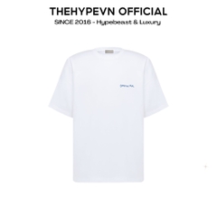 ÁO THUN DIOR TAG LOGO BLUE (WHITE)