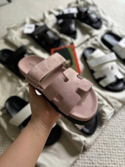 SANDAL HERMES CHYPRE (ROSE PORCELAINE)