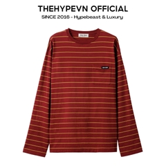 ÁO TAY DÀI MIU MIU JERSEY STRIPE (RED)