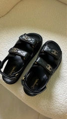 DÉP SANDAL CHANEL DAD LEATHER (BLACK)
