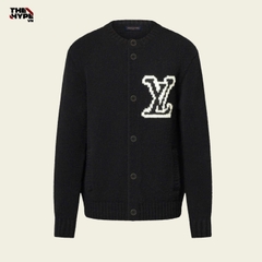 ÁO CARDIGAN LOUIS VUITTON CHUNKY INTARSIA (BLACK)