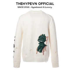 ÁO SWEATER DIOR OTANI WOOL (CREAM WHITE)