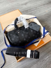 Túi Louis Vuitton Keepall Bandoulière 25 (Black) [Mirror Quality]