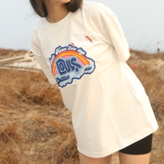 LOUIS VUITTON TEE - Áo Thun LV Rainbow Printed (White) [Mirror Quality]