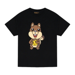 DREW TEE - Áo Thun Drew Squirrel Sherman (Black) [Mirror Quality]