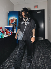 Áo Thun Chrome Hearts CH Mesh Stadium Football Jersey (Black) [Mirror Quality]
