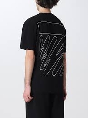 ÁO THUN OFF-WHITE WAVE OUTLINE DIAGONAL (BLACK)