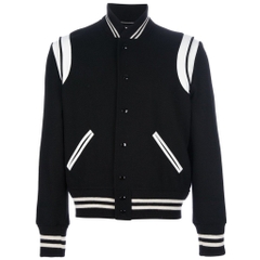 SAINT LAURENT JACKET - Áo khoác SLP Teddy (BLACK) [Mirror Quality]