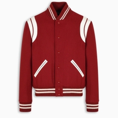 SAINT LAURENT JACKET - Áo khoác SLP Teddy (Red) [Mirror Quality]