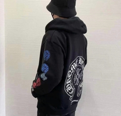 ÁO KHOÁC CHROME HEARTS MULTICOLOR HORSESHOE (BLACK)