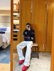 ÁO KHOÁC CHROME HEARTS MULTICOLOR HORSESHOE (BLACK)