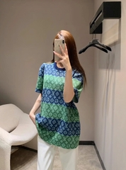 ÁO THUN LOUIS VUITTON DRAWS MONOGRAM (DARK NIGHT BLUE)