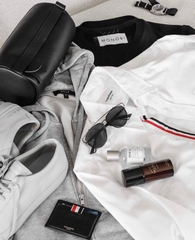 ÁO SƠ MI THOM BROWNE TB CLASSIC GROSGRAIN PLACKET OXFORD (SỌC DỌC)