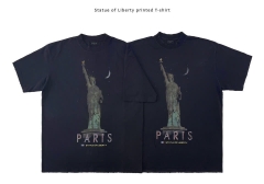 ÁO THUN BALENCIAGA BLCG LIBERTY DISTRESSED (BLACK)