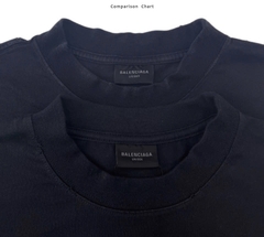 ÁO THUN BALENCIAGA BLCG LIBERTY DISTRESSED (BLACK)