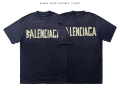 Áo Thun Balenciaga Tape Type Logo Printed (Black) [MIRROR QUALITY]