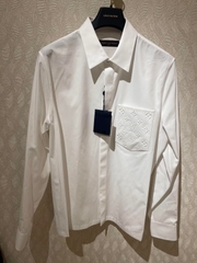 ÁO SƠ MI LOUIS VUITTON POCKET (WHITE)