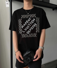 ÁO THUN LOUIS VUITTON LV MARQUE PEARL (BLACK)