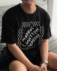 ÁO THUN LOUIS VUITTON LV MARQUE PEARL (BLACK)