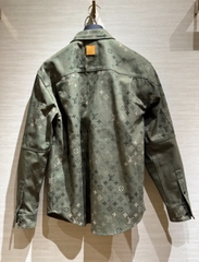 ÁO SƠ MI  LOUIS VUITTON MONOGRAM (DARK GREEN)