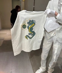 Áo Thun Louis Vuitton LV Dragon SS24 Motif (White) [Mirror Quality]