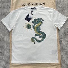 Áo Thun Louis Vuitton LV Dragon SS24 Motif (White) [Mirror Quality]
