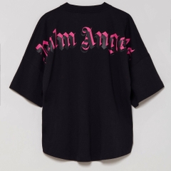 PALM ANGELS TEE - Áo PA double logo black [Mirror Quality]