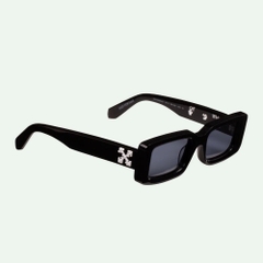 OFF-WHITE GLASSES- Kính Off-white Rectangular Arthur (Black) [Mirror Quality]