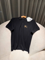 ÁO POLO BURBERRY EQUESTRIAN GOLD KNIGHT (BLACK)