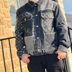 LOUIS VUITTON JACKET - Áo khoác LV Nigo Crazy Denim Monogram (Black) [Mirror Quality]
