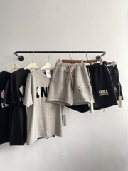 ÁO THUN FOG ESSENTIALS NBA SS25 GREY LOGO (BLACK)